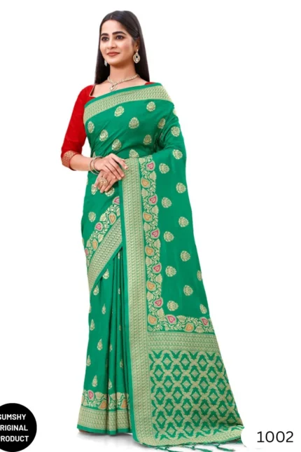 Buy Sumshy Designer Dola Silk Saree Wholesale Collection 2023