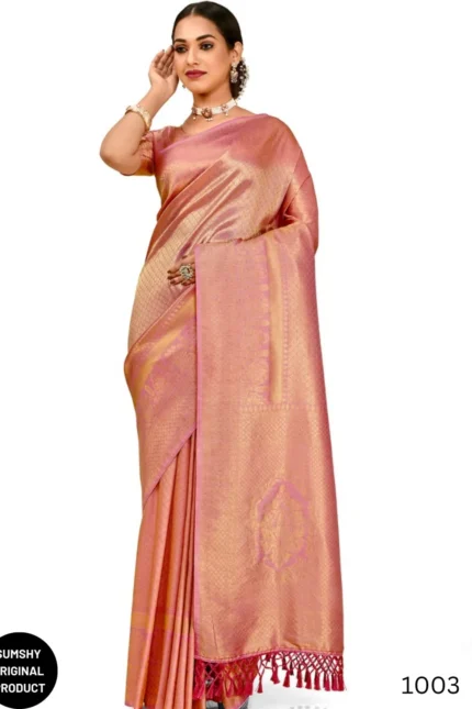 Buy SumShy Designer Kalamkari Kanjivaram Silk Saree Online 2023