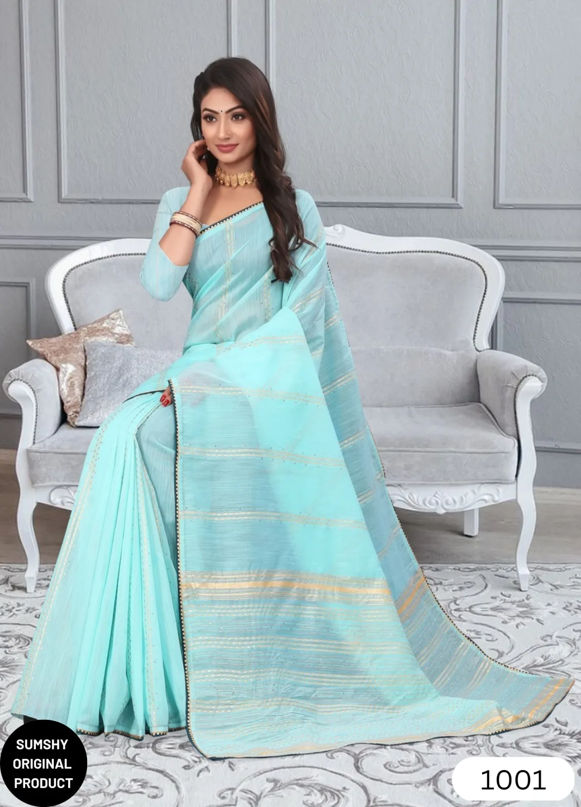 Buy pure linen & linen cotton sarees wholesale online in India
