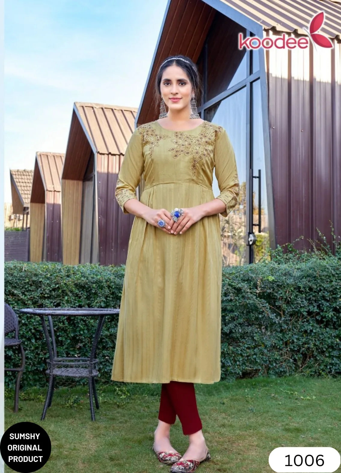 Modern Style Printed Pattern 3/4Th Sleeves Style Casual Ladies Kurtis Bust  Size: 33-38 Inch (In) at Best Price in Muzaffarnagar | Vishakha Garments