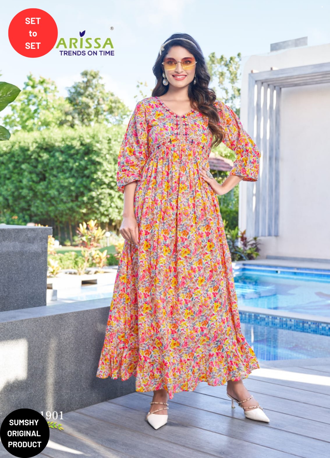 Ladies Readymade Rayon Gown Wholesale Catalog, Size: XL at Rs 399/piece in  Surat