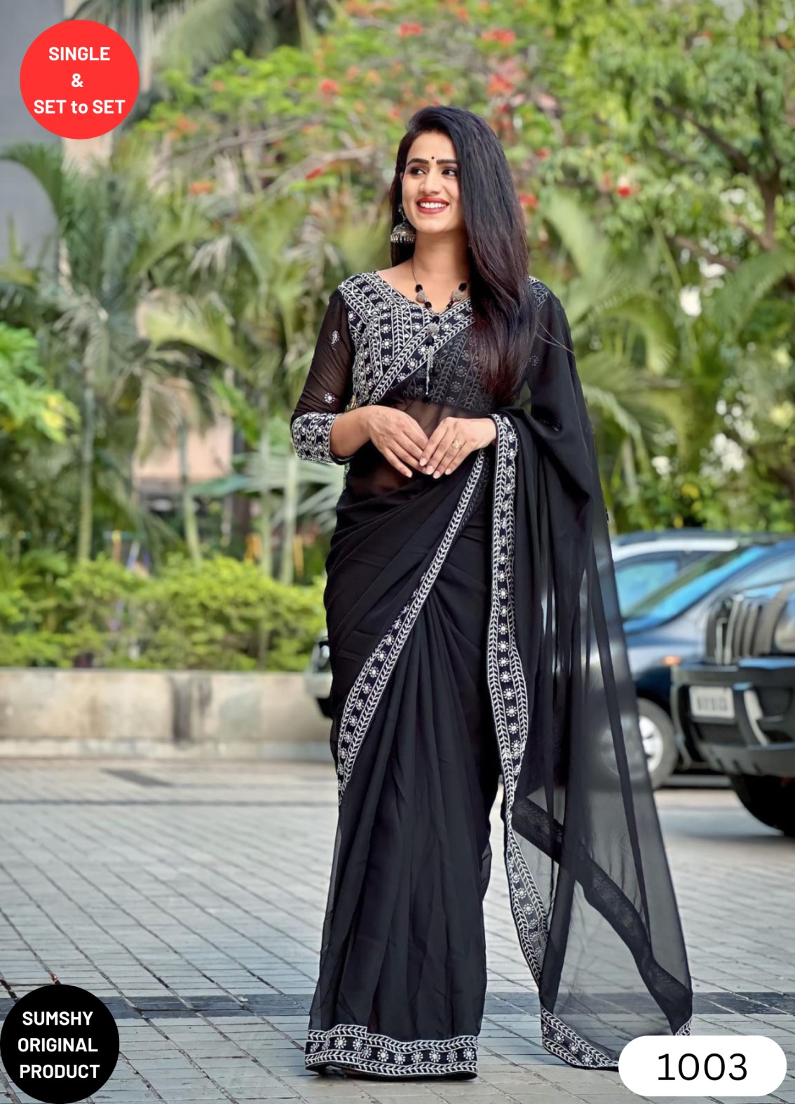 Shop Black Jimi Silk Big Event Wear Saree With Choli For Women Online-sgquangbinhtourist.com.vn