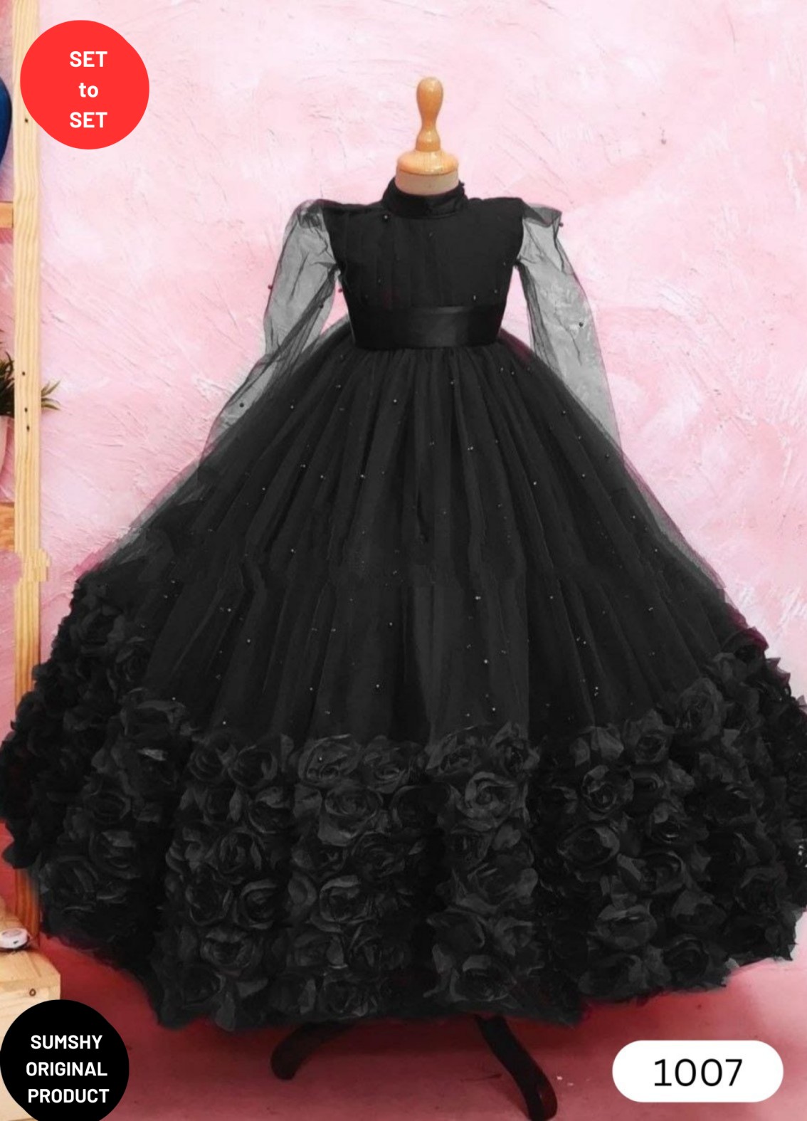 New Black Short Sleeve Lady Girl Women Princess Banquet Performance Ball  Prom Dress Gown Daily Wear Free Ship - Prom Dresses - AliExpress