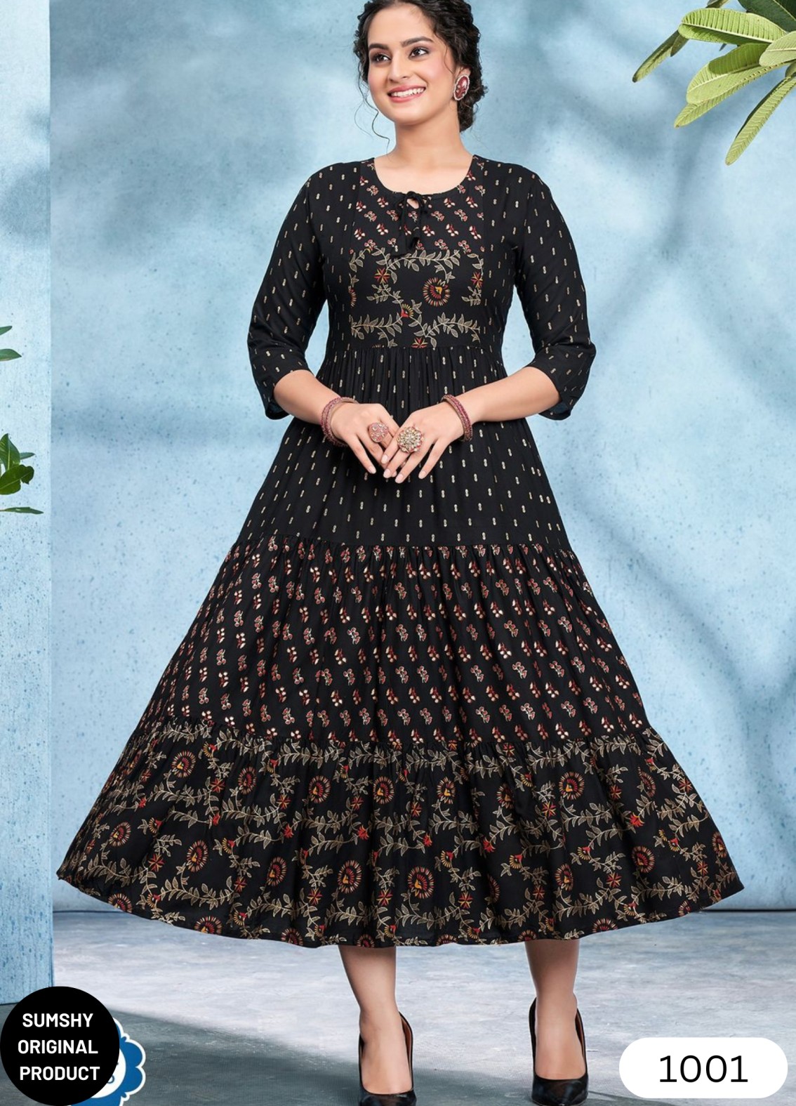 Buy Hand Printed Rayon Black Kurti for Women Gift for Her Office Wear Kurtis  for Women Rayon Kurti for Women Indian Ethnic Dress Online in India - Etsy