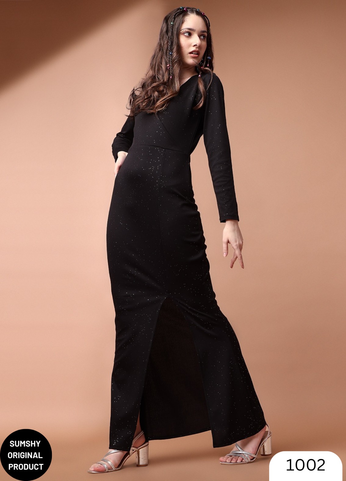 Buy Party Wear Cotton Bodycon Maxi Dress Wholesale 2023
