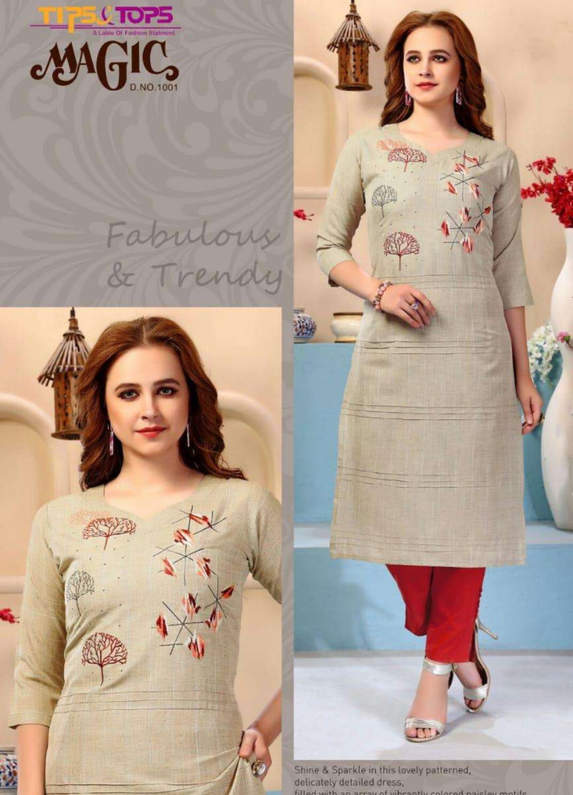 Party Wear Straight Designer Silk Kurti, Dry clean at Rs 795 in Surat