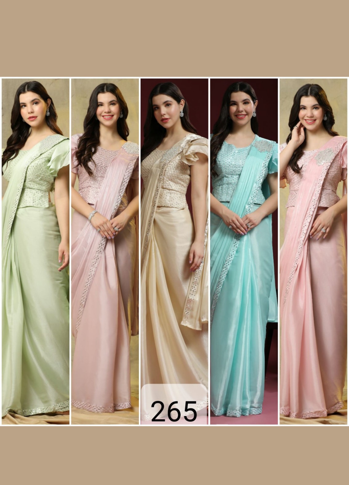 Buy Ready to Wear Drape Saree & Pre-Streched Drape Sarees