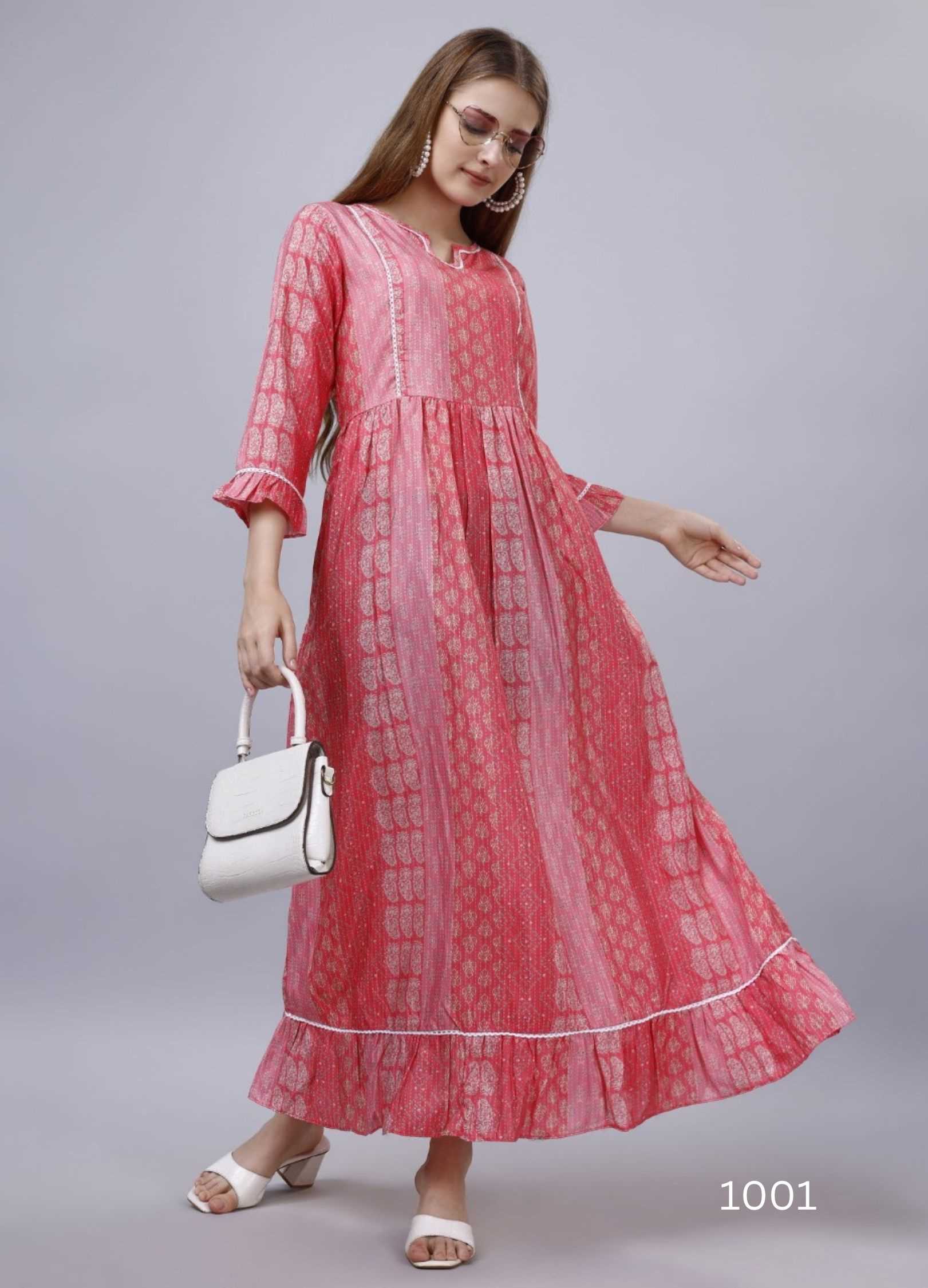 Discover 127+ long kurti designs with lace super hot