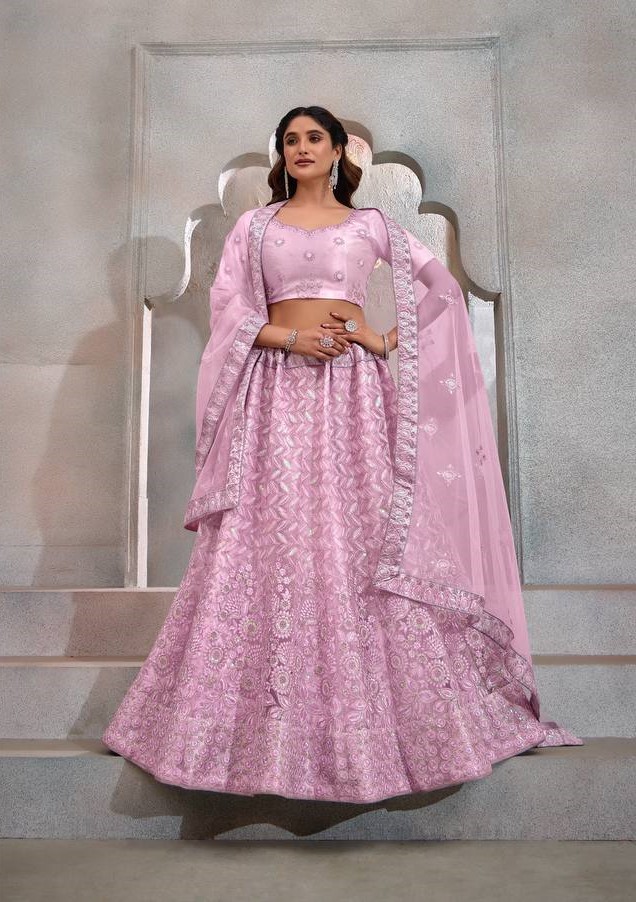 Threadthrill Eeva Vol 2 Net Embroidery Wedding Lehenga Choli 2025