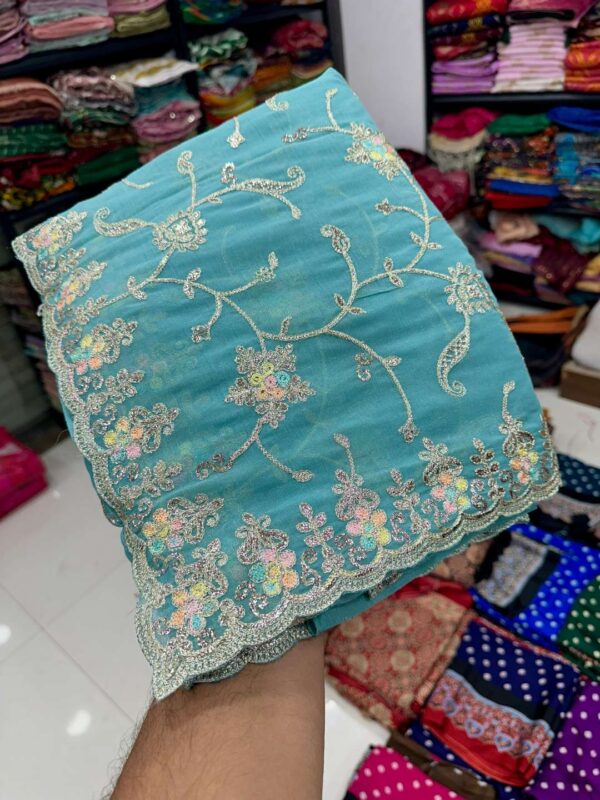 SS7100 Dhadkan Fandy Silk Wedding Saree Below 1500