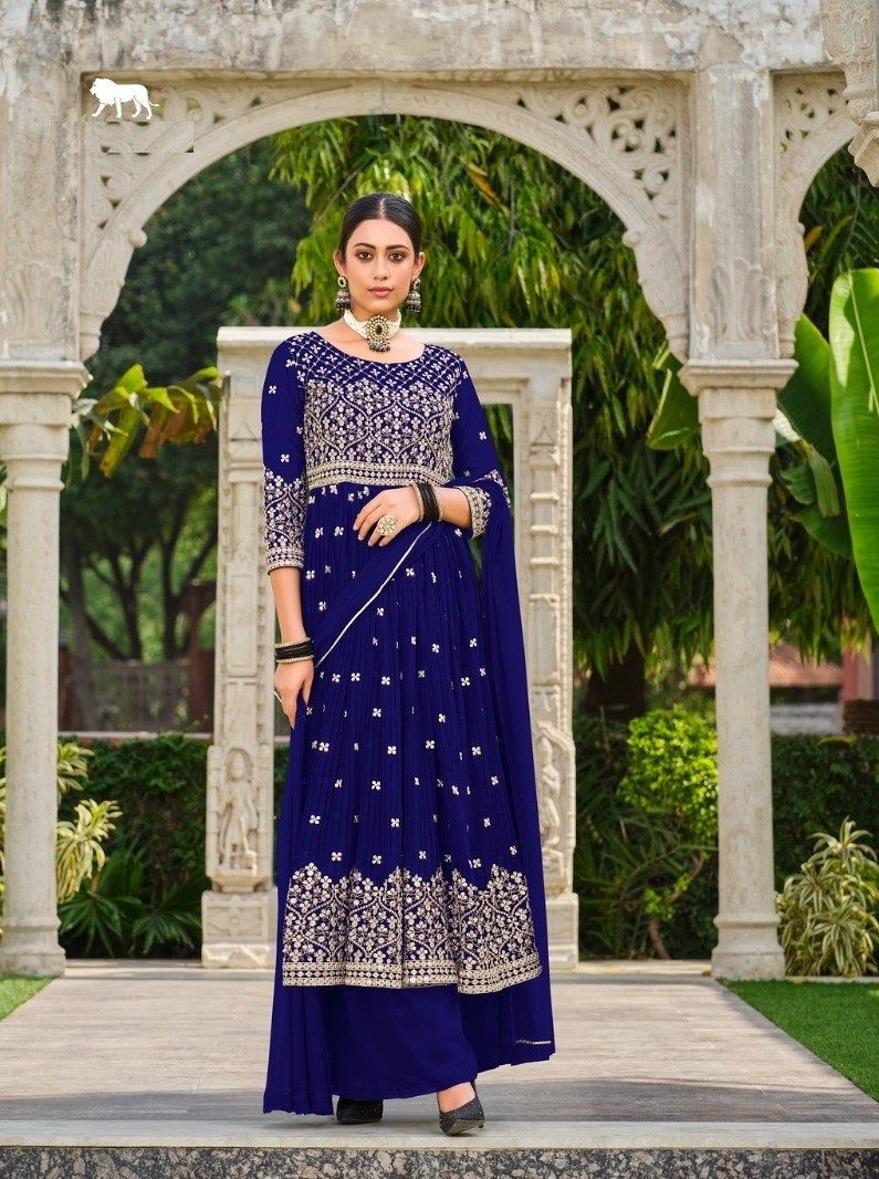 Senhora Rumana Fox Georgette Ladies Anarkali Suit Dress 2025