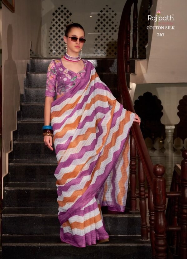 Rajpath Rang De Basanti Linen Cotton Silk Saree 2025