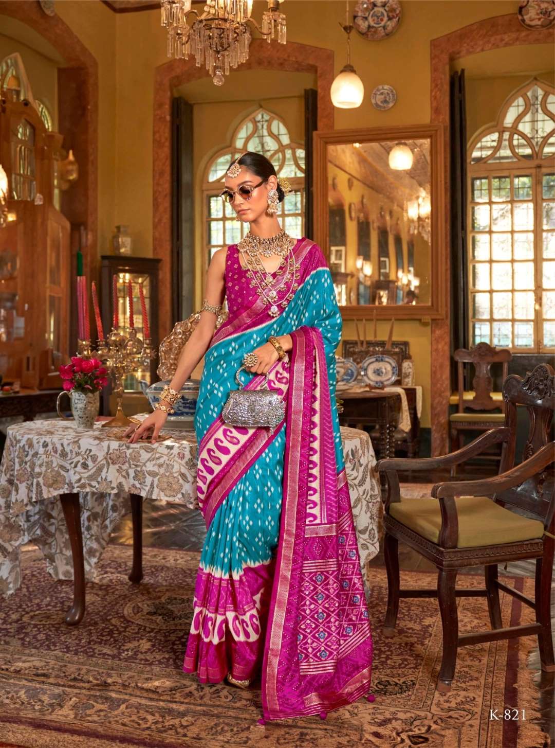 You are currently viewing Kreshva Palav Patola Silk Designer Saree 2025
