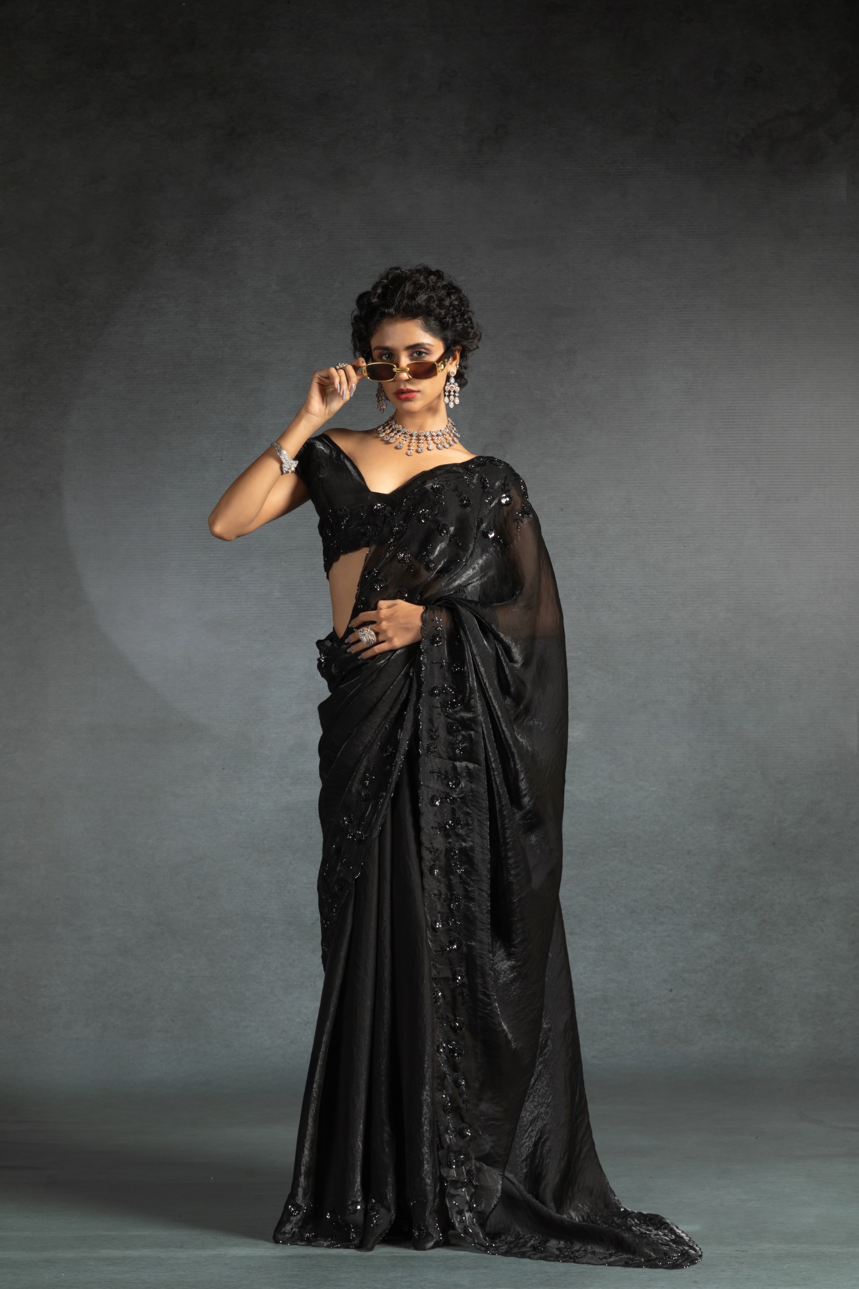 Mehak 1099 Two Tone Satin Silk Saree 2025