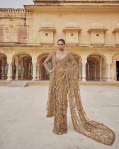Read more about the article SS7013 Trending Bollywood Mono Net Saree 2025