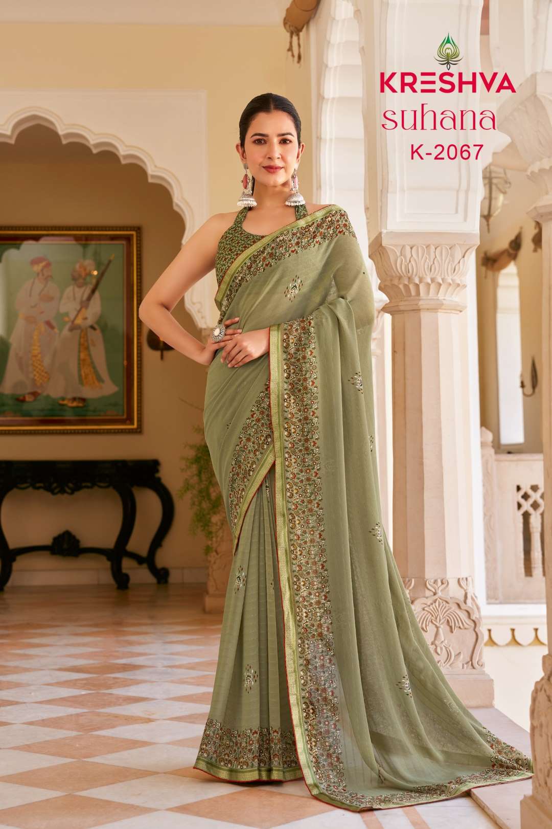 Kreshva Suhana Dani Georgette Printed Saree