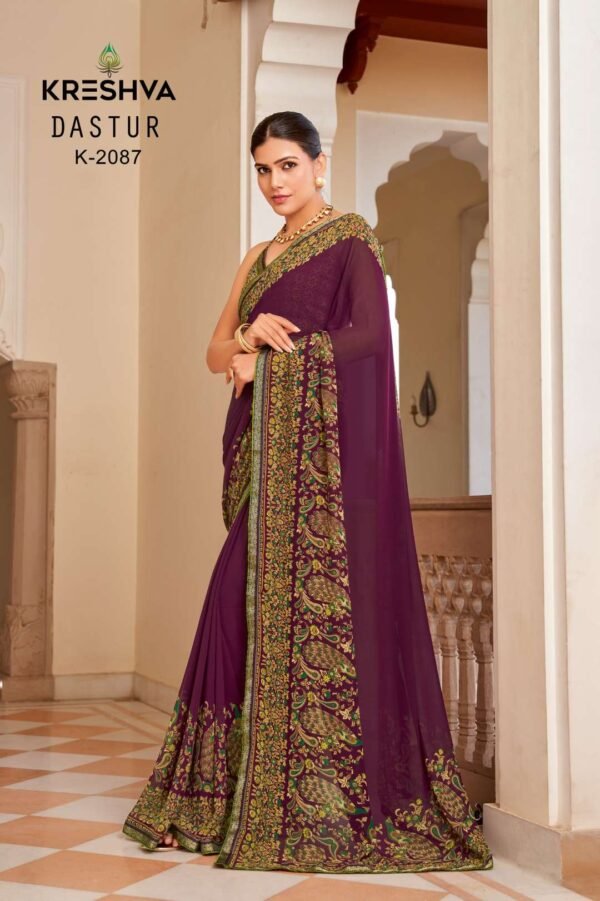 Kreshva Dastur Dani Georgette Printed Saree 2025