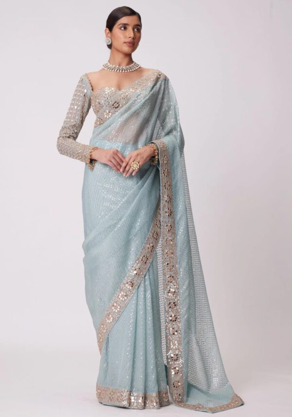 Kusum Shivangi Georgette Bollywood Saree