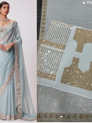 Kusum Shivangi Georgette Bollywood Saree