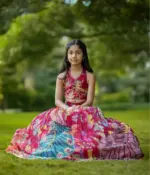 Baby 229 Heavy Natural Crep Kid Wear Lehenga Choli