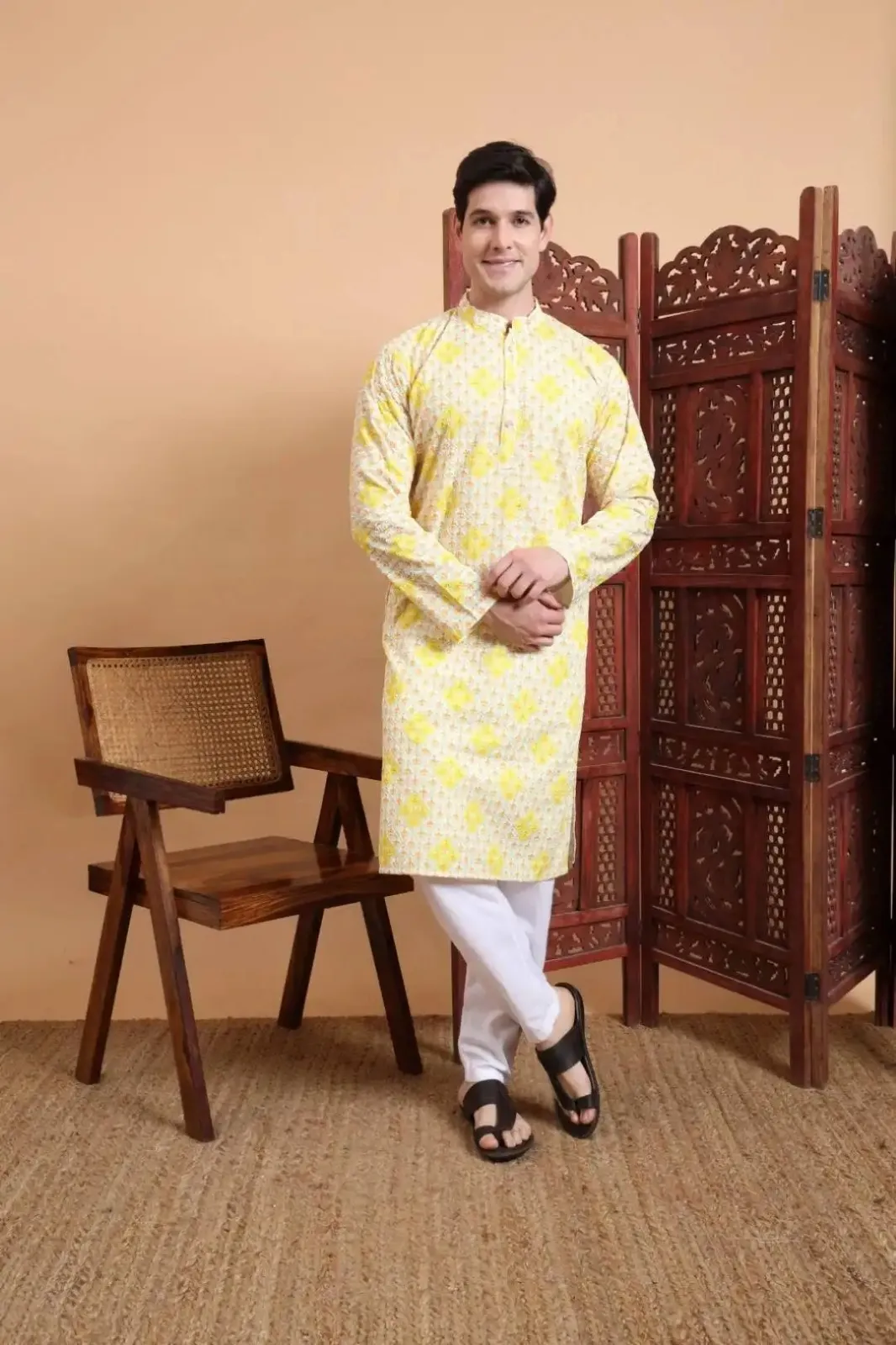 Kiara Killer 10 Traditional Cotton Digital Crochet Men’s Kurta 2025 Kiara Killer 10 Traditional Cotton Digital Crochet Men’s Kurta 2025 - Image 1