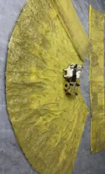 SBD 1796 Yellow Soft Net Lehenga Choli - Image 2