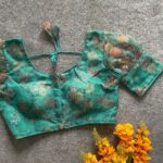 Ruhi Vol 67 Organza Printed Blouse Festive Collection - Image 4