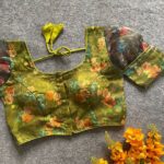 Ruhi Vol 67 Organza Printed Blouse Festive Collection - Image 5