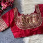 Ruhi Vol 71 Heavy Milan Silk Desgine Bridal Wedding Blouse - Image 9