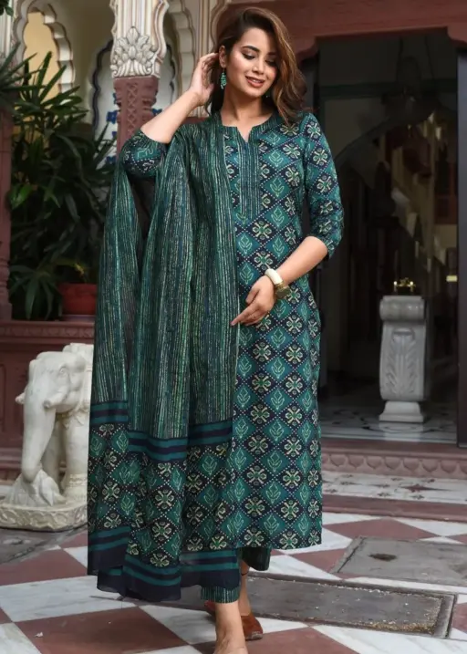 Aradhna 2051 Rayon Printed Readymade Dress