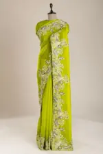 CKS 0306 Zimmy Choo Embroidery Wedding Saree - Image 10