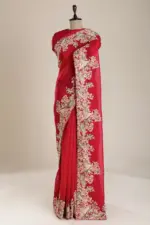 CKS 0306 Zimmy Choo Embroidery Wedding Saree - Image 11