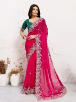 Kiara Disha 2 Soft Space Silk Party Wear Saree Wholesale - Image 2