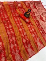 Laxmi 954 Tissue Georgette Silk Festival Wear Saree - Image 2