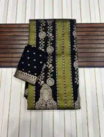 Laxmi 954 Tissue Georgette Silk Festival Wear Saree - Image 4