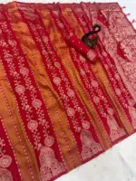 Laxmi 954 Tissue Georgette Silk Festival Wear Saree - Image 6