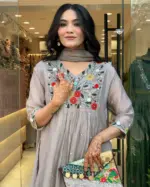 Laxmy 3001 Viscose Chinon Embroidery - Image 3