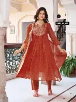 Laxmy Vol 12 Cotton Anarkali Readymade Dress Collection