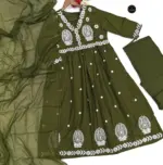 Laxmy Vol 16 Cotton Anarkali Kurti Pent With Dupatta - Image 3