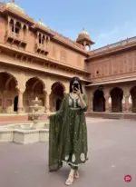 Laxmy Vol 16 Cotton Anarkali Kurti Pent With Dupatta - Image 4