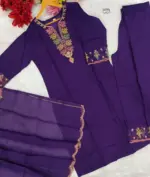 Laxmy Vol 18 Viscose Chanderi Kurti Pent With Dupatta Below 1000 - Image 3