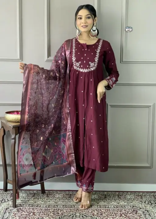 Laxmy Vol 21 Viscose Chanderi Readymade Dress Festive Collection