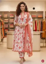 Laxmy Vol 25 Cotton Slub Printed Anarkali Suit Collection