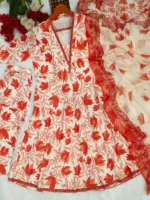 Laxmy Vol 25 Cotton Slub Printed Anarkali Suit Collection - Image 2