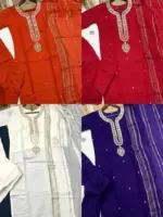 Laxmy Vol 28 Viscose Chanderi Kurti Pent With Dupatta Collection - Image 2