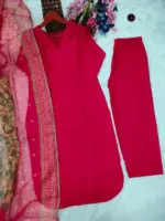 Laxmy Vol 30 South Cotton Kurti Pant Dupatta Below 1000 - Image 2