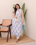 LFK Monika Rayon Kurti Pant Dupatta Set - Image 2