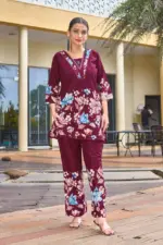 Lila 128 Pure Cotton Printed Co Ord Set Collection - Image 2