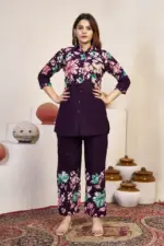 Lila 129 Pure Cotton Designer Co Ord Set Below 1000 - Image 3