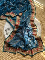 MHV Apasara Pure Georgett Saree Festive Collection - Image 2